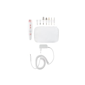 SILVERCREST® PERSONAL CARE Maniküre- & Pediküre-Set »SMPS 7 E1«, mit 7 Aufsätzen aus Saphir und Filz (Rosa) - B-Ware sehr gut