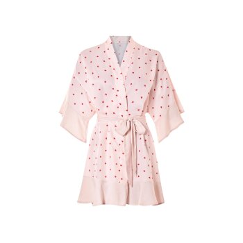esmara® Damen-Kimono, aus Satin, S, hellrosa - B-Ware...