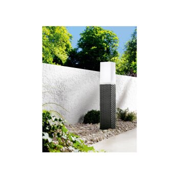 LIVARNO home LED-Solarleuchte, inkl. Erdspieß, anthrazit - B-Ware neuwertig