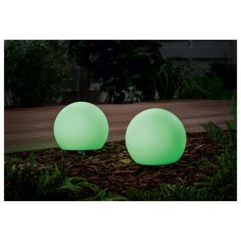 LIVARNO home Solar-Außendeko mit 9 Leuchtmodi Solar-Deko außen mit 9 Leuchtmodi - B-Ware