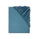 LIVARNO home Satin-Spannbettlaken, 90-100 x 200 cm (Blau) - B-Ware neuwertig
