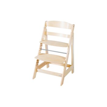 roba 2-in-1 Treppenhochstuhl Born Up Zickzack, mit Sitzverkleinerer, natur - B-Ware gut