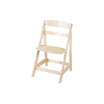 roba 2-in-1 Treppenhochstuhl Born Up Zickzack, mit Sitzverkleinerer, natur - B-Ware gut