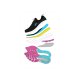 CRIVIT Damen-Laufschuhe, mit dämpfender EVA-Zwischensohle (Schwarz, 39) - B-Ware neuwertig
