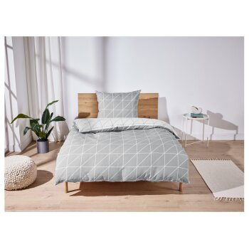 LIVARNO home Renforcé-Bettwäsche, 155 x 220 cm - B-Ware