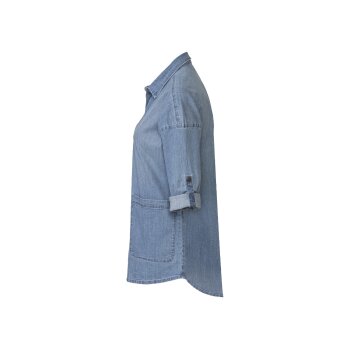 esmara® Damen Jeans-Overshirt mit Kentkragen (Blau, 36) - B-Ware neuwertig