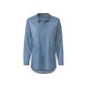 esmara® Damen Jeans-Overshirt mit Kentkragen (Blau, 36) - B-Ware neuwertig