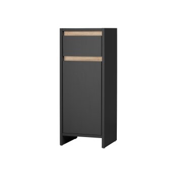 LIVARNO HOME Seitenschrank »Oslo«, mit Tür und Schublade, anthrazit - B-Ware neuwertig