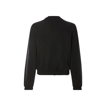 esmara® Damen Sweatjacke, mit Baumwolle (Schwarz, S (36/38)) - B-Ware neuwertig