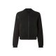 esmara® Damen Sweatjacke, mit Baumwolle (Schwarz, S (36/38)) - B-Ware neuwertig