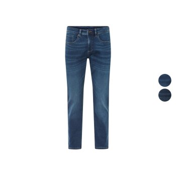 LIVERGY® Herren Sweat-Denim-Jeans, Slim Fit, normale...