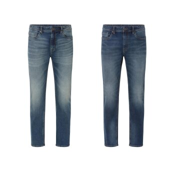 LIVERGY® Herren Jeans, Slim Fit, mit normaler...