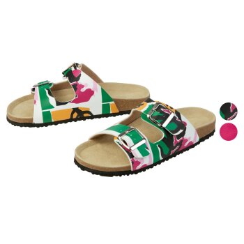 esmara® Damen Pantoletten mit Lederdecksohle - B-Ware