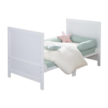 roba Kombi-Kinderbett EASY SLEEP, 70 x 140 cm, Holz weiß - B-Ware neuwertig