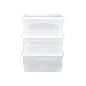 LIVARNO home Klarsichtboxenset (3er Set groß) - B-Ware sehr gut