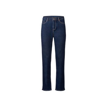 esmara® Damen-Jeans, Straight Fit, 38, dunkelblau -...