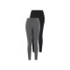 esmara® 2er Set Damen-Leggings, M,  grau/schwarz - B-Ware neuwertig