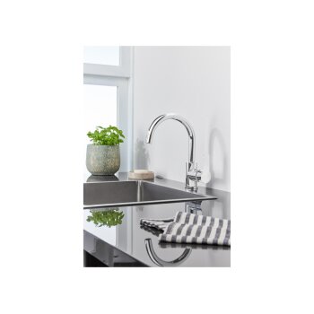 LIVARNO home Armatur, mit geräuscharmer 35-mm-Kartusche (Küchenarmatur) - B-Ware neuwertig
