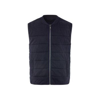 LIVERGY® Herren Steppweste, mit Baumwolle (navy, XL(56/58)) - B-Ware neuwertig