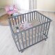 roba Laufgitter, 75x100 cm, greyish gesteppt, anthrazit - B-Ware sehr gut
