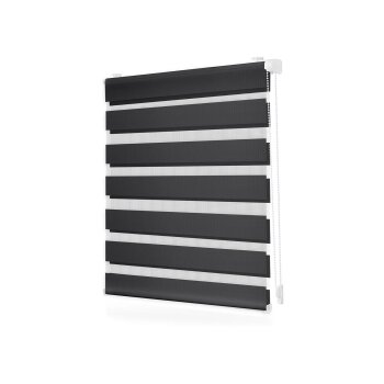 LICHTBLICK Duo Rollo Klemmfix, ohne Bohren (Anthrazit, 70 x 220 cm) - B-Ware sehr gut