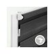 Lichtblick Duo Rollo Klemmfix, ohne Bohren, ab 45 x 150 cm (Anthrazit, 80x150 cm) - B-Ware sehr gut