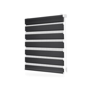 Lichtblick Duo Rollo Klemmfix, ohne Bohren, ab 45 x 150 cm (Anthrazit, 60x220 cm) - B-Ware sehr gut