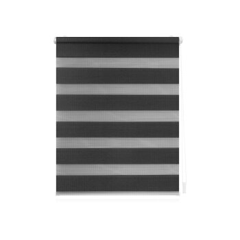 LICHTBLICK Duo Rollo Klemmfix, ohne Bohren (Anthrazit, 60 x 220 cm) - B-Ware sehr gut
