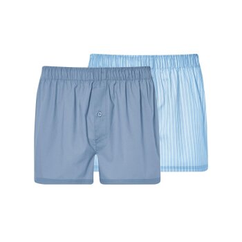 LIVERGY® Herren Webboxer, 2 Stück, aus reiner...