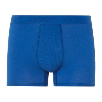 LIVERGY® Herren Boxer, 3 Stück, in modischer Feinripp-Qualität (hellblau/blau/navy, 7/XL) - B-Ware neuwertig