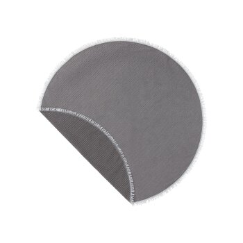 LIVARNO home Gartentischdecke, 130 x 160 cm (Rund, Grau) - B-Ware neuwertig