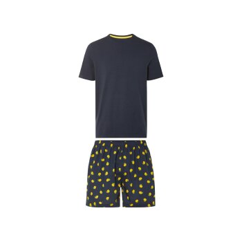 LIVERGY® Herren Pyjama mit Shorts - B-Ware