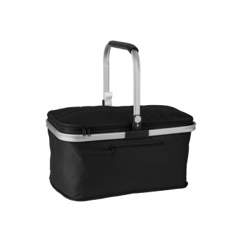 TOPMOVE® Thermo-Einkaufskorb, mit Einkaufswagen-Chip (Schwarz) - B-Ware sehr gut