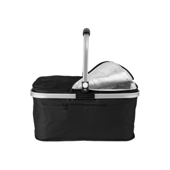 TOPMOVE® Thermo-Einkaufskorb, mit Einkaufswagen-Chip (Schwarz) - B-Ware sehr gut