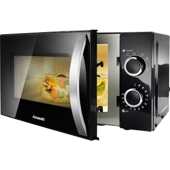 Hanseatic Mikrowelle 76409986, 700 Watt, schwarz - B-Ware...