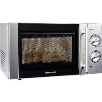 Hanseatic Mikrowelle 65509859, 700 Watt, 20 L, Silber -...
