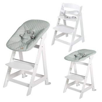 roba Born Up 2-in-1 Treppenhochstuhl-Set, weiß -...