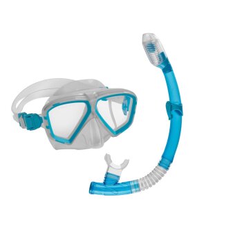 CRIVIT Damen/Herren Schnorchel Set; 2-teilig (Blau) - B-Ware sehr gut