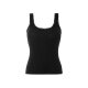 esmara® Damen Tops, 3 Stück, in modischer Ripp-Qualität (Schwarz, XS (32/34)) - B-Ware neuwertig