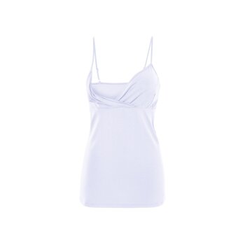 esmara® Damen Still-Tops, 2 Stück, mit Bio-Baumwolle (Schwarz/weiß, L(44/46)) - B-Ware neuwertig