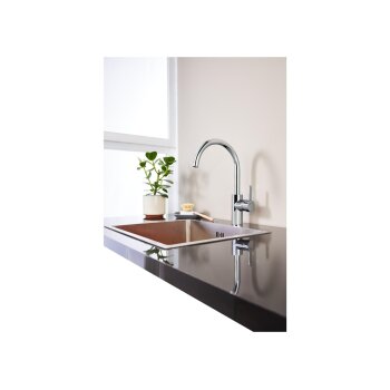 LIVARNO home Küchenarmatur, rund, chrom - B-Ware neuwertig