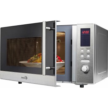 Hanseatic Mikrowelle AS823EBB-P, edelstahl - B-Ware...