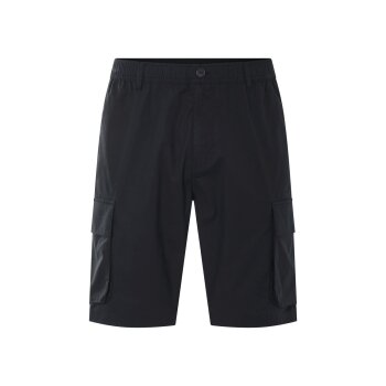 LIVERGY® Herren Lightweight-Cargo-Shorts, mit Druckknopfverschluss (Schwarz, XL (56/58)) - B-Ware neuwertig