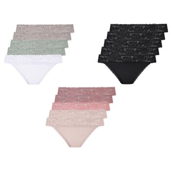 esmara® Damen Strings, 5 Stück, hoher...