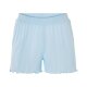 esmara® Damen Shorty Pointelle-Pyjama, mit Kräuselkante am Bein (Blau, S (36/38)) - B-Ware neuwertig