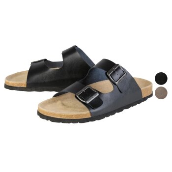 LIVERGY® Herren Pantoletten mit Lederdecksohle - B-Ware