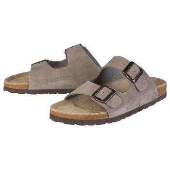 LIVERGY® Herren Pantoletten mit Lederdecksohle - B-Ware