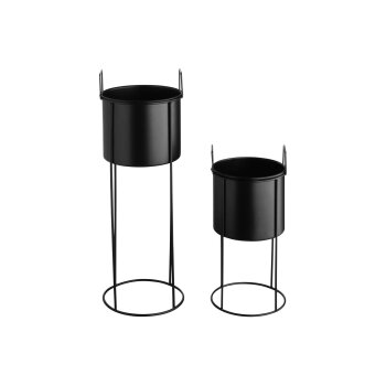 LIVARNO HOME Übertopf-Set mit Gestell / Deko-Ständer (er Set/rund) - B-Ware neuwertig
