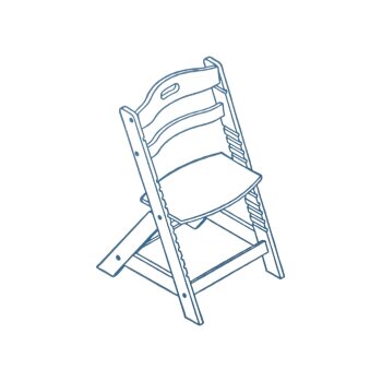 roba Treppenhochstuhl Liv Up, weiß - B-Ware neuwertig