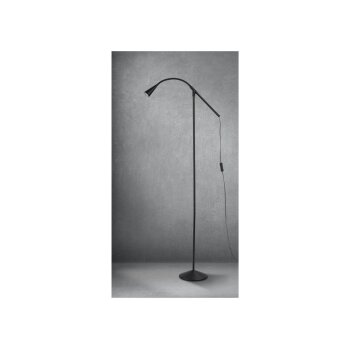 LIVARNO home LED-Stehleuchte »FREYA«, 1-flammig, mit flexiblem Metallarm (Schwarz) - B-Ware neuwertig